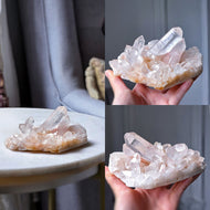 Pink Himalayan Quartz Cluster - 471g #531
