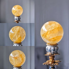 이미지를 갤러리 뷰어에 로드 , Golden Healer Quartz Sphere - 372g #85
