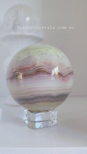 Load and play video in Gallery viewer, Pink Banded Calcite Sphere - 792g #36
