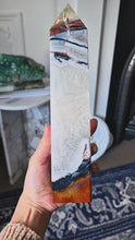 Load and play video in Gallery viewer, Ocean Jasper x Quartz Tower - 896g #92
