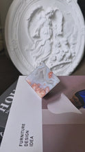 將影片載入圖庫檢視器並播放，Druzy Pink &amp; Blue Agate Cube - 161g #403
