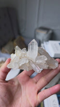 Load and play video in Gallery viewer, Himalayan Quartz Cluster - small 147g #560
