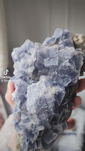 Load and play video in Gallery viewer, Blue Fluorite Cluster / Specimen - 877g
