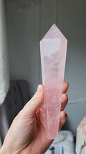 Load and play video in Gallery viewer, Rose Quartz Wand - 232g #119
