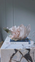 Load and play video in Gallery viewer, | Rare | Large Pink Himalayan x Garden Quartz Cluster - 4.55kg #520
