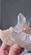 Load and play video in Gallery viewer, Green Phantom Pink Himalayan Quartz Cluster - small 185g #550
