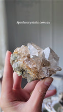 Load and play video in Gallery viewer, High Grade Golden Himalayan Quartz Cluster - small 221g #394
