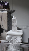 Load and play video in Gallery viewer, Clear Quartz Tower - small 89g #937
