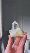 Load and play video in Gallery viewer, High Grade Golden Healer Quartz Cluster - small 81g #21
