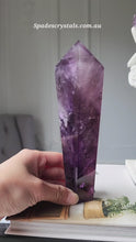 將影片載入圖庫檢視器並播放，| Super Extra Quality | Phantom Amethyst Wand / Tower - 705g #54
