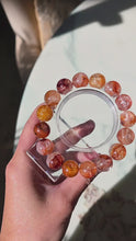 Load and play video in Gallery viewer, | High Grade | Golden Healer x Red Hematoid Quartz Bracelet - 51g / 15mm #381
