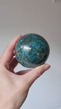 Load and play video in Gallery viewer, Blue Apatite Sphere - 454g #70
