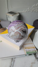 Load and play video in Gallery viewer, Amethyst &amp; Agate Sphere - 1.18kg #42
