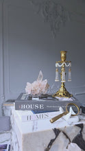 Cargar y reproducir el video en el visor de la galería, Smoky Pink Himalayan Quartz Cluster on Clear Stand - 333g #492
