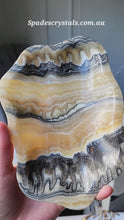 將影片載入圖庫檢視器並播放，Mexican Onyx / Calcite Bowl - 331g #252
