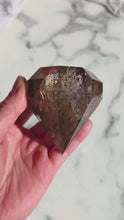 將影片載入圖庫檢視器並播放，Smoky Citrine Quartz Diamond Shaped - 230g #297
