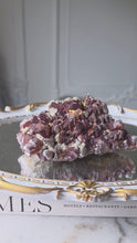 Load and play video in Gallery viewer, Red Hematite / Red Phantom Quartz Cluster - Double Sided 596g #6
