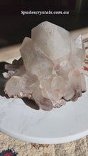 Load and play video in Gallery viewer, Himalayan Smoky Quartz Cluster x Red Chlorite Inclusion - 2.53kg #255
