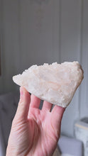 Load and play video in Gallery viewer, Pink Himalayan Quartz Cluster - 269g #530
