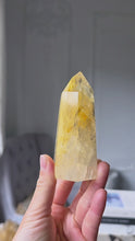 Load and play video in Gallery viewer, Golden Healer Quartz Tower - small 175g #501 (chipped 20% OFF )
