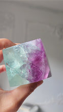 Load and play video in Gallery viewer, Watermelon Fluorite Cube - 388g #956
