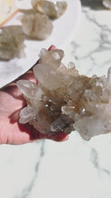 Load and play video in Gallery viewer, Golden Smoky Himalayan Quartz Cluster - 359g #410
