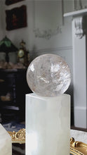 Load and play video in Gallery viewer, Clear Quartz Sphere - 713g #121
