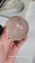 Load and play video in Gallery viewer, Clear Quartz Sphere - 427g #115
