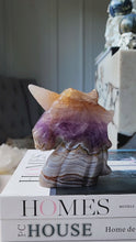 비디오를 갤러리 뷰어 25% OFF | Amethyst &amp; Agate Unicorn - 471g #275에 로드 및 재생
