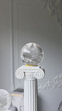 Load and play video in Gallery viewer, Clear Quartz Sphere - small 197g #139
