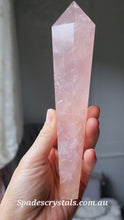 Load and play video in Gallery viewer, Rose Quartz Wand - 261g #121
