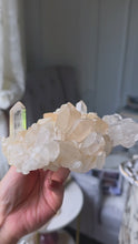 Load and play video in Gallery viewer, Peach Himalayan Quartz Cluster - 866g #479
