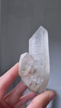 Load and play video in Gallery viewer, Green Chlorite Himalayan Quartz Point / Cluster - small 120g #548
