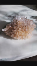 Load and play video in Gallery viewer, Golden Chrysanthemum Quartz Cluster - small 264g #344
