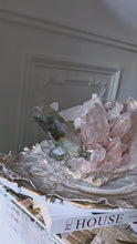Load and play video in Gallery viewer, | Rare | Large Pink Himalayan x Garden Quartz Cluster - 4.55kg #520
