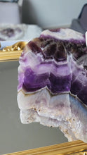 Load and play video in Gallery viewer, Chevron Amethyst Slab - 1.33kg #2
