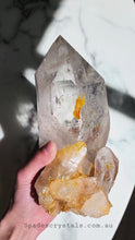 Load and play video in Gallery viewer, Premium Grade Rutilated Golden Himalayan Quartz - 1.68kg #188
