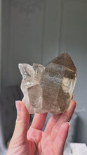 Load and play video in Gallery viewer, Record Keeper Smoky Quartz x Golden Rutilated - High Grade 324g #104
