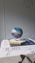 Load and play video in Gallery viewer, Mongolian Rainbow Fluorite Sphere - 1.11kg #105
