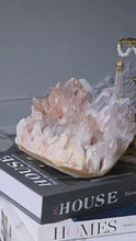 Cargar y reproducir el video en el visor de la galería, Pink Himalayan Quartz Cluster - 2.12kg #489
