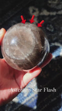 將影片載入圖庫檢視器並播放，Asterism Black Quartz Sphere - 602g #10
