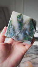 Load and play video in Gallery viewer, Moss Agate Cube - 823g #201
