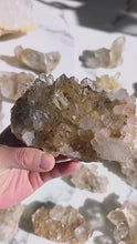 Load and play video in Gallery viewer, Golden Smoky Himalayan Quartz Cluster - 452g #408
