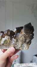 Load and play video in Gallery viewer, Pineapple Smoky Citrine Quartz Cluster - 741g #115
