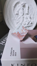 將影片載入圖庫檢視器並播放，Druzy Pink &amp; Blue Agate Cube - 171g #436
