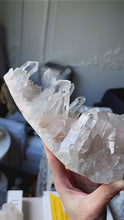 ギャラリービューアMoon Shaped Himalayan Quartz Cluster - 1.13kg #338に読み込んでビデオを見る
