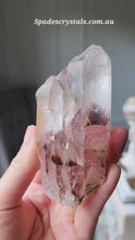 Load and play video in Gallery viewer, Red Phantom Quartz Cluster - small 166g
