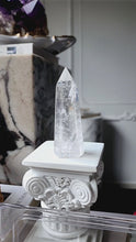 Load and play video in Gallery viewer, Clear Quartz Tower - small 110g #944
