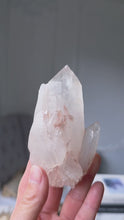 Load and play video in Gallery viewer, Pink Himalayan Quartz Point / Cluster - small 193g #553
