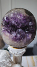 Load and play video in Gallery viewer, Amethyst Geode / Cave Sphere - 916g  #43
